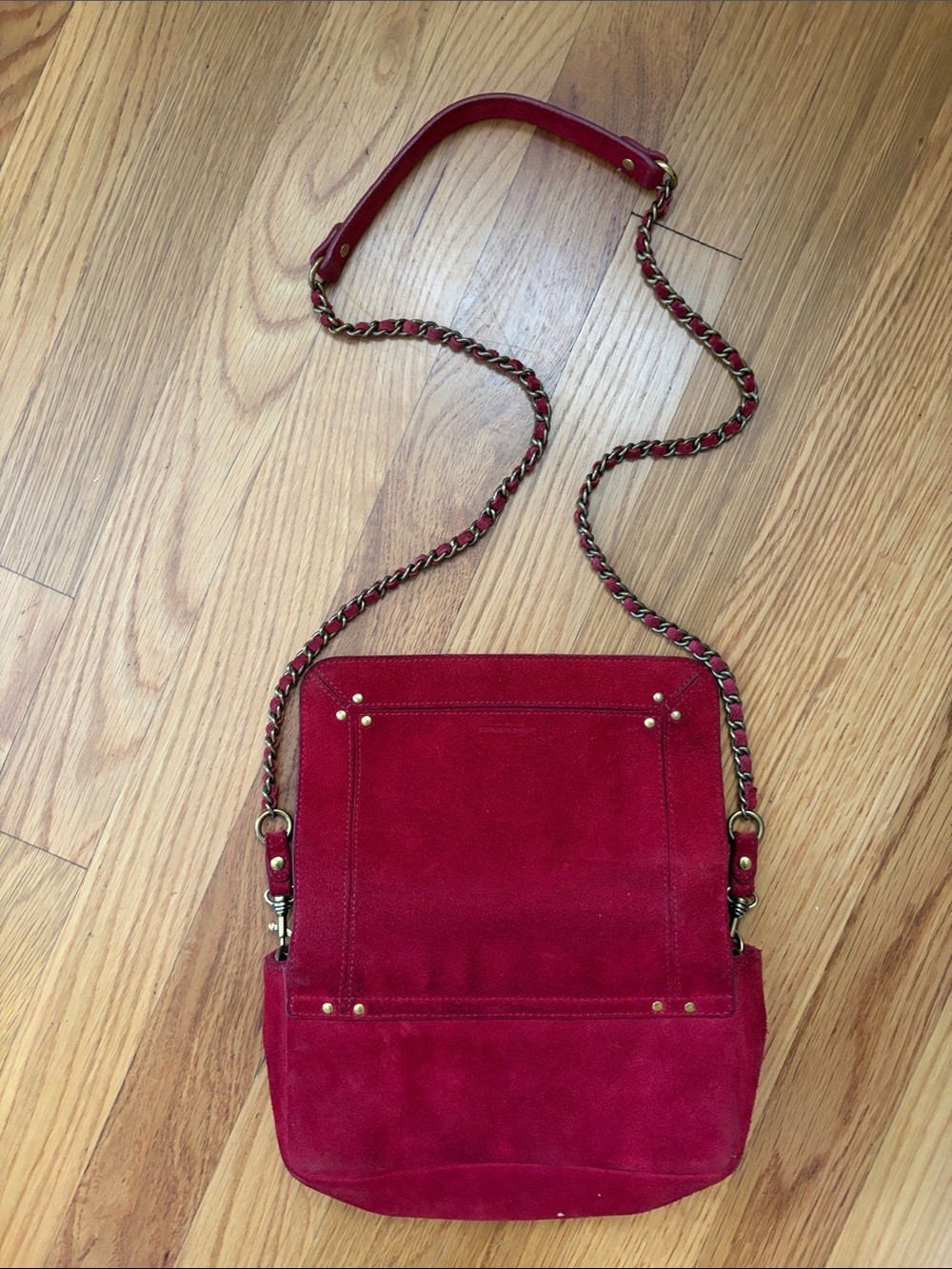 Jérôme Dreyfuss Bob Suede Crossover Bag - Picture 8 of 12